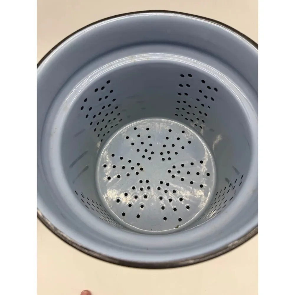 Vintage 3 Piece Steam Pot Strainer Lid